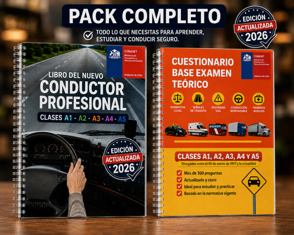 Libro Conducción Clase A1 A2 A3 A4 A5 + Cuestionario
