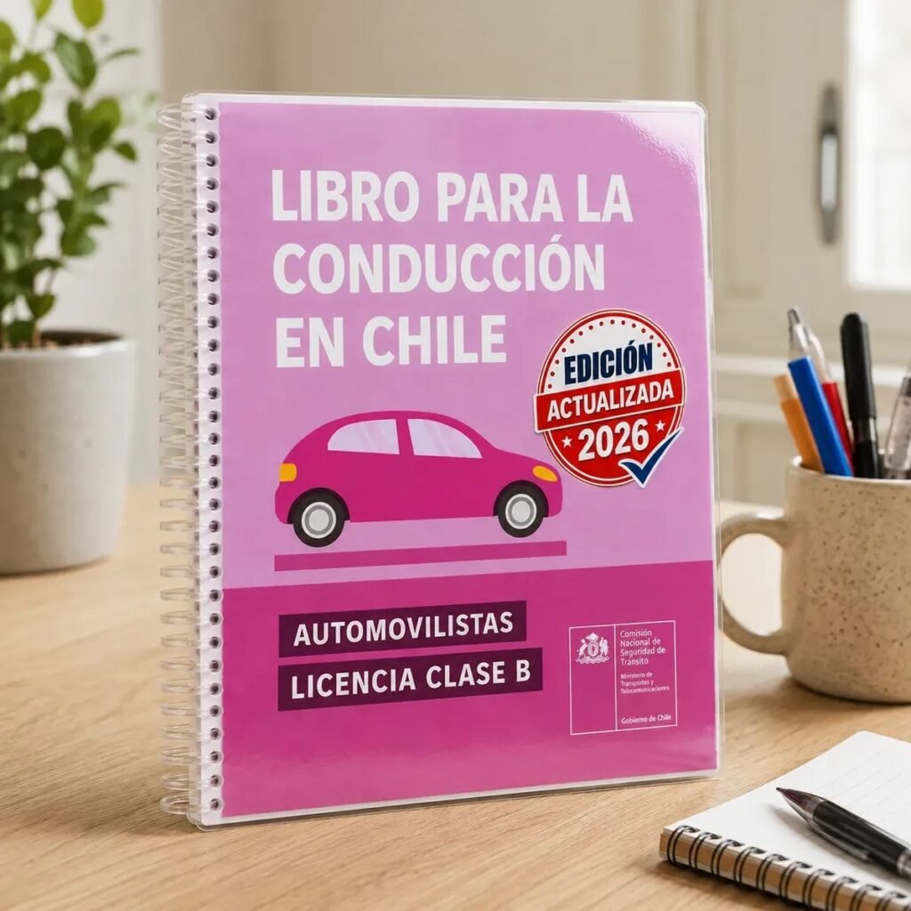 Libro Conducción Clase B Actualizado 2026 // Rosado