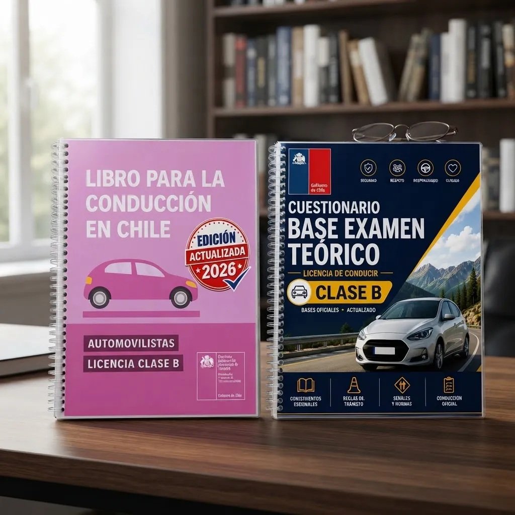 Libro Conducción Clase B (Rosado) Actualizado 2026 + Cuadernillo - Imagen 3