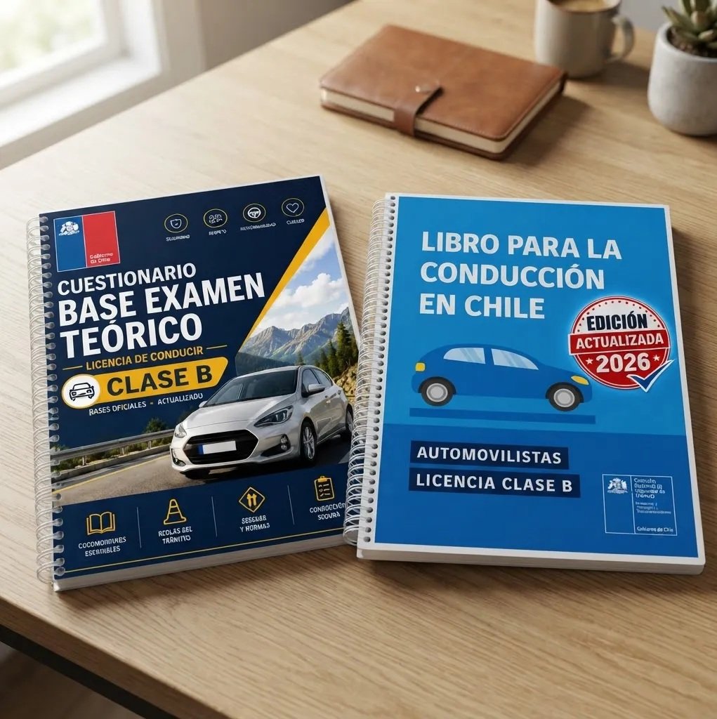 Libro Conducción Clase B Actualizado 2026 + Cuadernillo