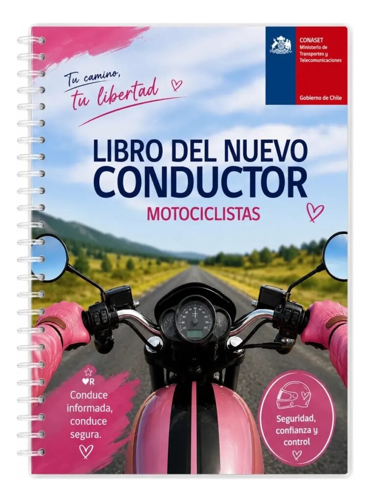 Libro Conducción Clase C Actualizado 2026 Tapa Rosa